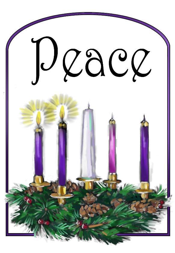 It is sometimes called the Bethlehem Candle to remind us of the place in which preparations were made to receive the Christ child. Peace is a gift that we must be prepared for.