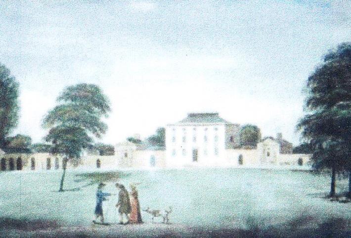 Figure 3: Moseley Hall at the time of the riots in 1791 On 16 th July, the rioters arrived at Moseley Hall the second home of John Taylor, one of the founders of Lloyds Bank.