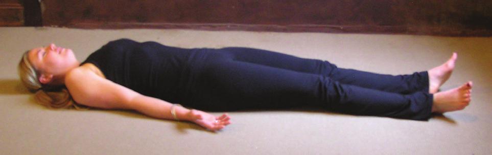 Final Relaxation W hen you have finished performing all five exercises, lie down on your back and