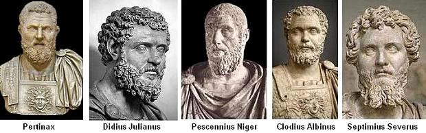 35 Septimius Severus became emperor, Commodus was deified. His death was the end of Nerva-Antonine Dynasty.