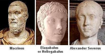 1) Lucius Septimius Severus or Septimius Severus r. 193-211 AD (18 years) Feb.