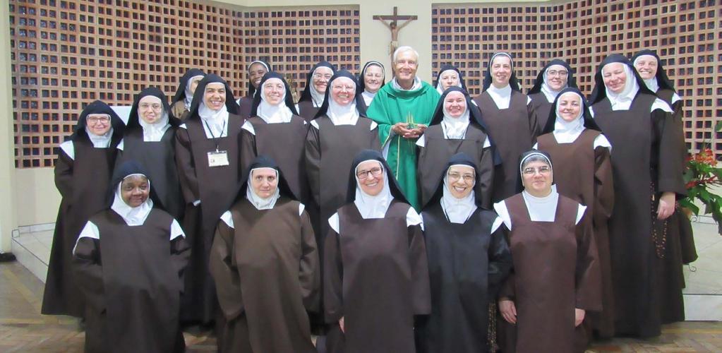 Course for the Our Lady of Mt Carmel Association - South Brasil From the 21st to the 28th of September 2018, the Carmelite nuns of the Our Lady of Mt Carmel Association - South Brasil - gathered
