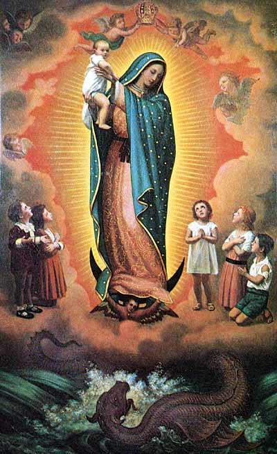 Opening Prayer Our Lady of Guadalupe, we turn to you who are the protectress of unborn children and ask that you intercede for us, so that we may more firmly resolve to join you in protecting all