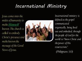 Biblical Basis for Being Missional Mission = missio Dei (The mission of God in ) Missio Dei: God s redemptive and historical initiative on behalf of His creation Missio = sent in Latin (dismissal,