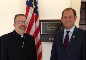 Local news Our Brother, Bishop John Stowe was invited to be Congressman Andy Barr s guest for Pope
