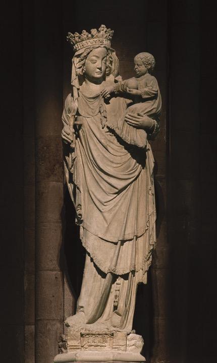 Virgin of Jeanne d Evreux, from the abbey
