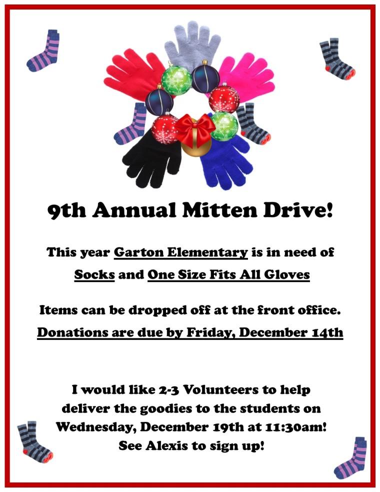 14 Staff Christmas Party Hope Lutheran Sermon Podcast HC Activity Room Give Joy this Christmas 9th Annual Mitten Drive!