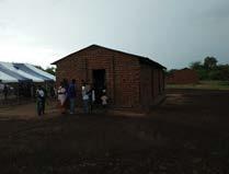 He visited one of the churches that the Church in Edmonton had assisted with a corrugated iron sheet roof.