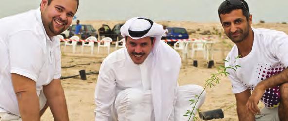 The Largest Oasis of Buckthorn and Willow Trees in the Nuwaiseeb Desert Stemming from its strong belief in the importance of protecting the environment and as part of its commitment towards society,