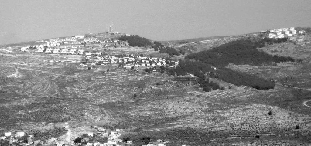 The Elon Moreh settlement in the background of Mt. Grizim would come forth a vast, allencompassing, and ever-growing array of outreach activities, covering so many yishuvim.