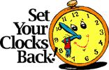 11 Clocks "Fall Back" On November 3 This is a reminder that on Saturday night, November 2, you should turn your clocks back one hour and enjoy the extra hour of sleep!