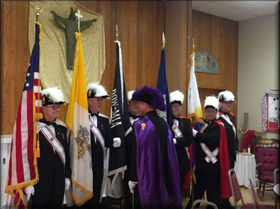 As mentioned, Fr. Washington Assembly will present the Colors at the State meeting on Saturday, 6 October at Walsingham Academy, Williamsburg at 8:30 AM.