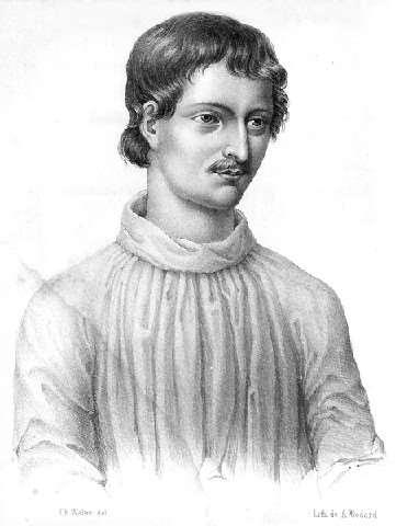 GIORDANO BRUNO Italian Dominican friar, philosopher, poet Tried by the Inquisition for Holding opinions contrary to the Catholic faith about the Trinity, divinity of Christ, and Incarnation