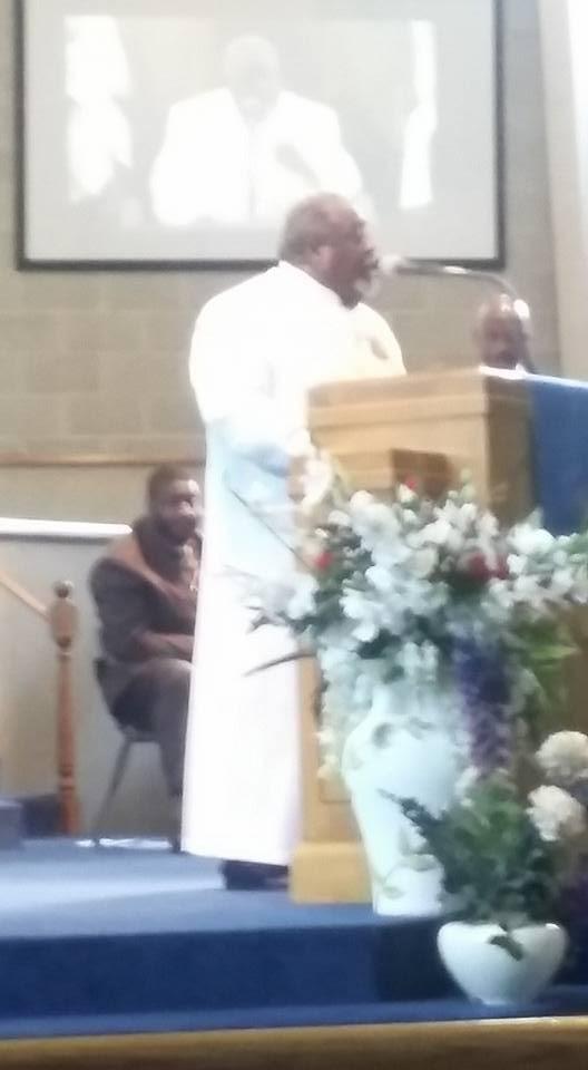 Lady Dyann Brown, 1st Lady Emeritus of the MBSC-MO shouts to heaven thanking God for blessing her to