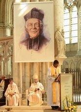 THE RITE OF BEATIFICATION LITURGICAL ELEMENTS: during celebration of the Mass, after the penitential rite and before the Gloria request for beatification The Diocesan Bishop formally requests that