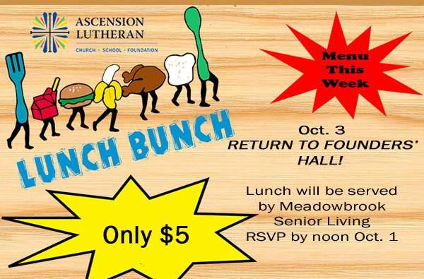 That day lunch will be served by Meadowbrook Senior Living in Agoura Hills.