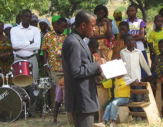 Pastor Elisha, who preached, after spending three weeks in Accra was celebrated.