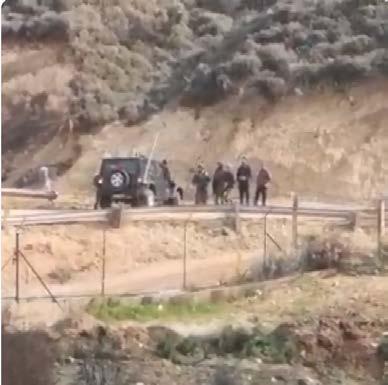 2 IDF activity to locate tunnels near the village of Blida, documented by a correspondent of al- Manar TV and the al-nur radio station, both affiliated with Hezbollah (Twitter account of Ali Shuaib,