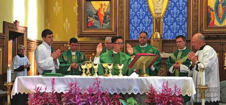 DUY S MASS OF THANKSGIVING: Fr. Duy came all the way from Tulsa, Okla.