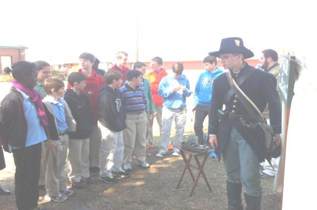compatriots at the April 27th Confederate Memorial Day celebrations around the area.