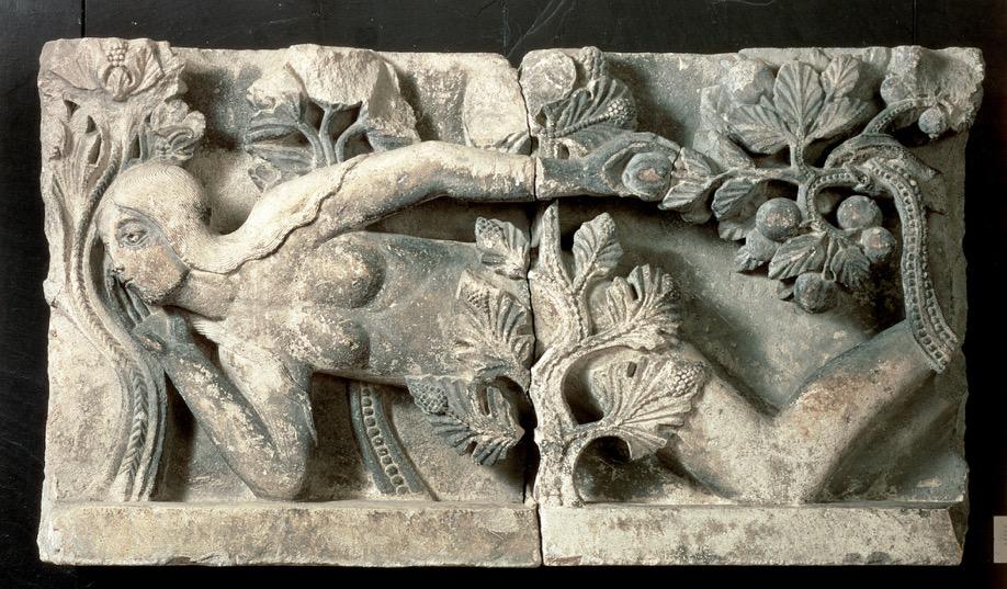 GISLEBERTUS, Eve, detail of the lintel of the north