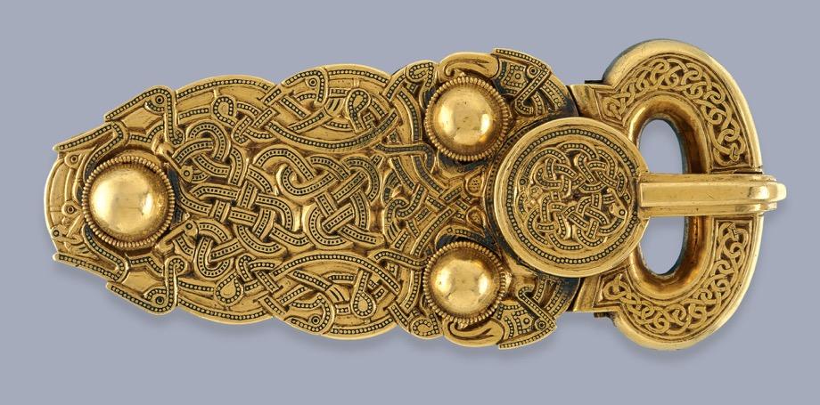 Belt buckle, from the Sutton Hoo ship