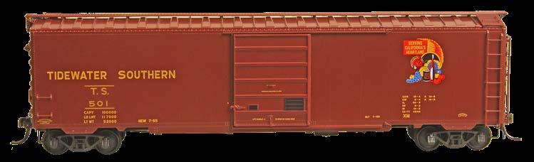 95 50 Boxcar - 8 Door, Built 1955, Factory New, Boxcar Red #9016 PBGX #36...$44.