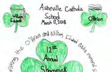 Asheville Catholic School Shamrock Run Benefi ng the O Brien and William Edward Gibbs Memorial Scholarship Fund Leaving a legacy.