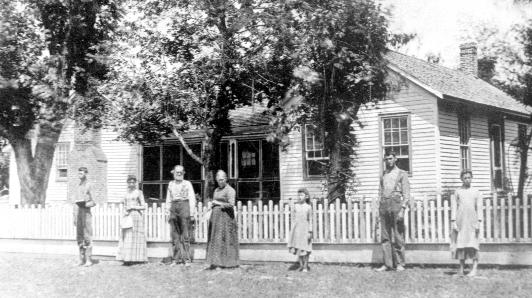 The Pinkerton homestead, Berdan, Illinois.