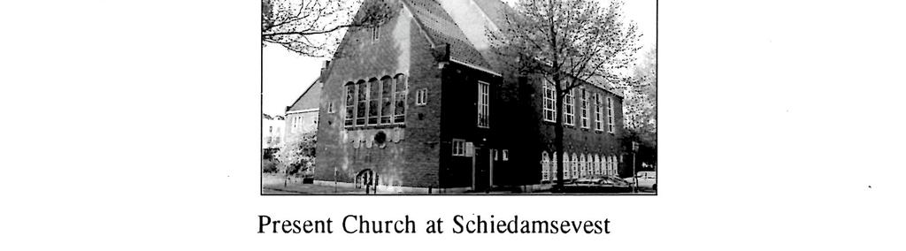 At first the congregation met in a warehouse in Wijnstraat, before moving to the ancient Chapel of St Sebastian in Lombardstraat a place of worship shared for some 4 years with the French Church.