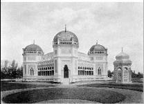 Jami Mosque in Penyengat Island. Built in: 1832-1844 Architect: an Indian architect from Singapore.