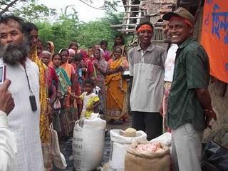 team participated in seva work in eight villages viz.