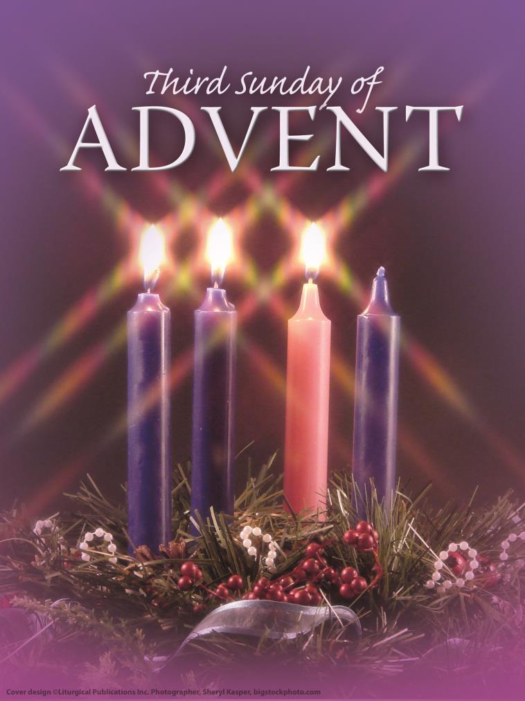 DECEMBER 16, 2018 THIRD SUNDAY OF ADVENT OUR PARISH Masses Sunday Mass Schedule Saturday Vigil... 5:00pm Sunday... 7:30, 9:00 and 11:00am Daily Mass Schedule Monday-Friday... 6:30am Tuesday & Friday.