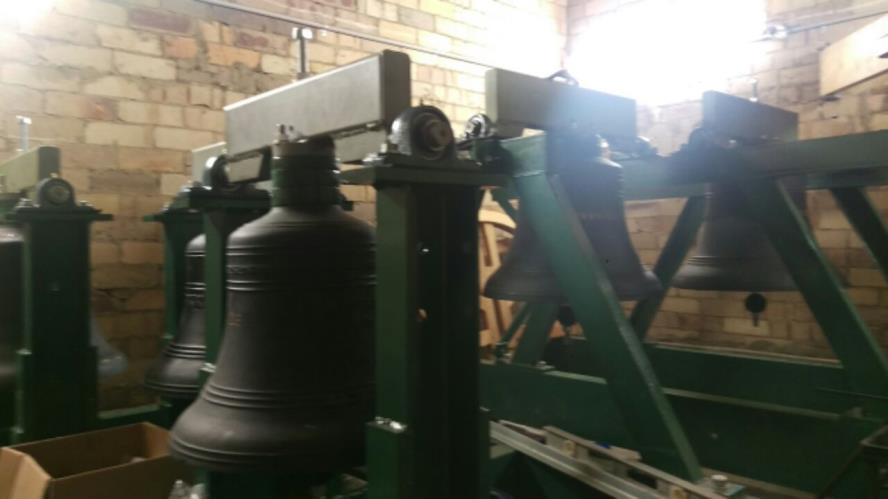 6 The Commissioning of Our Bells Work is now progressing well and the bells should be ringing reasonably soon.