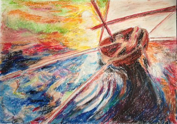 John 21:1-14 Drawn In April 24, 2016 Second Presbyterian Chuch, Baltimore Rev. Dr. Tom Blair After these things Jesus showed himself again to the disciples by the Sea of Tiberias; and he showed himself in this way.