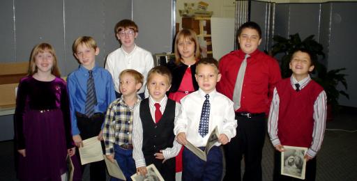 2005 Christmas Program This year, the children s Christmas Eve program was entitled, God Keeps His Promises!