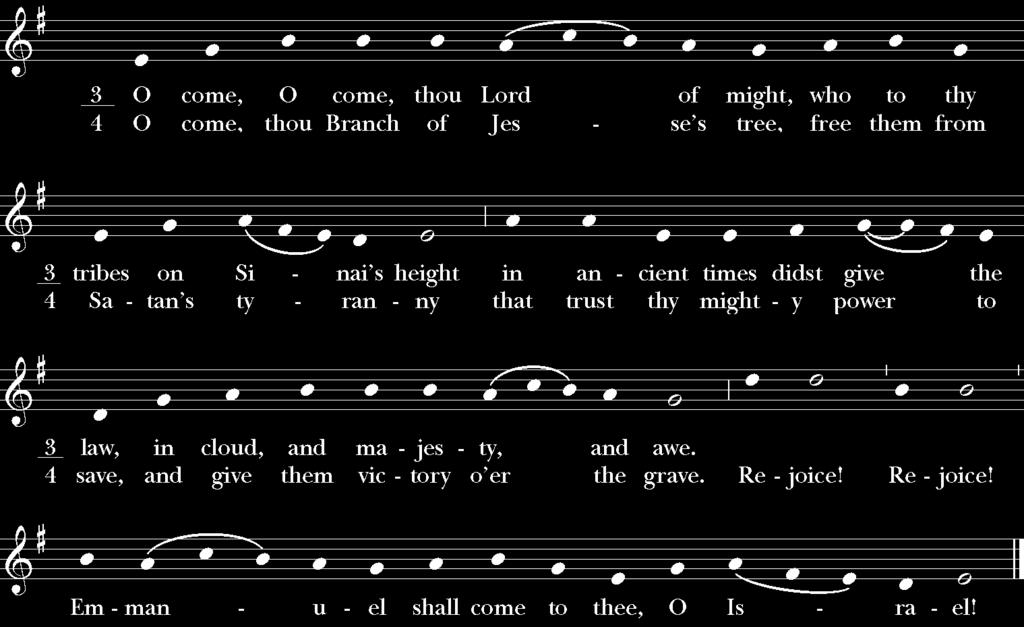 The Holy Communion * Offertory Hymn #59: Hark! A thrilling voice is sounding Words: Latin, ca. 6th cent.; tr. Hymns Ancient and Modern, 1861, alt. Music: Merton, William Henry Monk (1823 1889); desc.