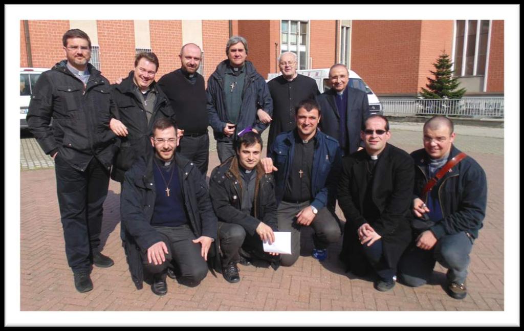 The Vincentian priests, who accompanied us on this adventure, Claudio Farroni, Valerio Evangelisti, Lorenzo Manca, Giuseppe Carusso, and, for a few days, our Director of the Internal Seminary,