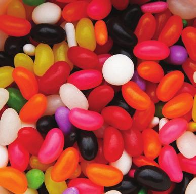 February 18, 2018 Fill a large jar full of jelly beans. Have each family member guess how many beans are in the jar, and then count them together.