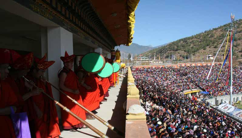 photo essay The stadium in Changlimithang, Thimphu, is packed to its capacity as the