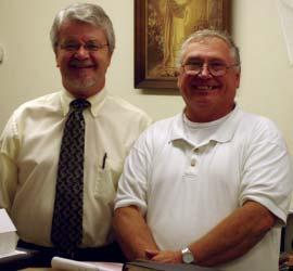 Vice-Moderator; Roger Jordan, Moderator; as Bernard Toppings, Association Missionary,