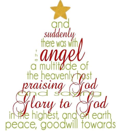 CHRISTMAS ANGELS FOR ESPERANZA SHELTER FOR BATTERED WOMEN Angel gift cards brought on the this Sunday, December 23rd, will go to