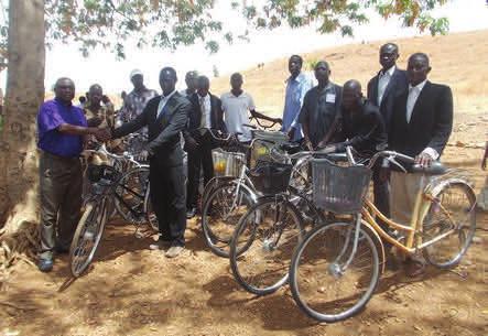 CENTRAL ILLINOIS DISTRICT PROVIDES FUNDING FOR TWELVE BICYCLES Praise the Lord!