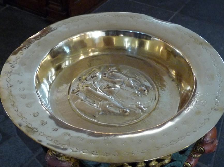 Pictures of the (baptismal) font, used to baptize/christen/name Christians, usually in Danish churches, when a child is approximately 6 months