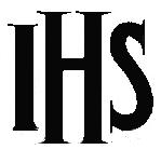 IHS A monogram meaning the name of Jesus Christ.