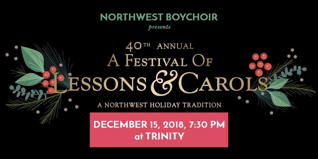 Cascade Symphony Holiday Pops December 9 & 10 @ Edmonds Center for the Arts This annual concert will this feature Trinity s very own Dave Dolacky,
