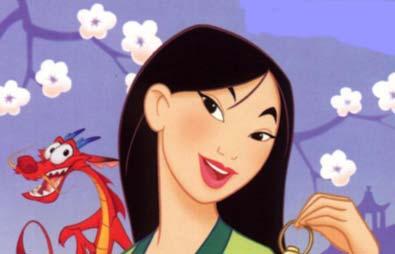 How does Mulan contradict the stereotypes of a female Disney character?