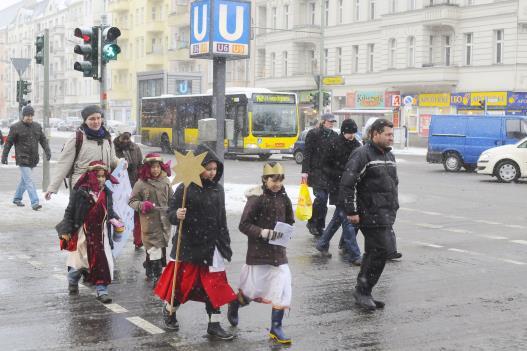 In Germany, members of the Missionary Childhood Association participate January 6 is the traditional date of the Epiphany, the 12th Day of Christmas [as counted from December 26th].