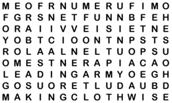 Find each word and highlight it. After you have found all the words, use the leftover letters in the correct order to form the mystery answer. You can find the answer on the back page but no peeking!
