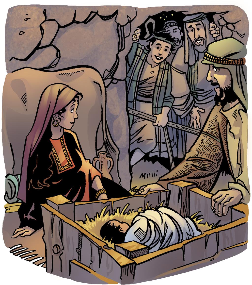 How will you recognize him? You will find a baby wrapped in a blanket, lying in a manger!